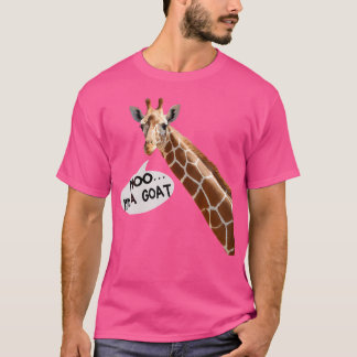 Moo I'M A Goat Giraffe Who Love Giraffe T-Shirt