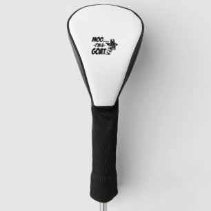 Moo... I'm A Goat Wildlife Zoogoer Funny Giraffe Z Golf Head Cover