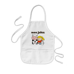 Moo Juice Tshirts and Gifts Kids Apron