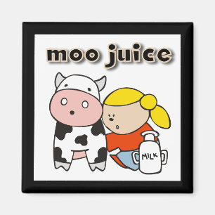 Moo Juice Tshirts and Gifts Magnet