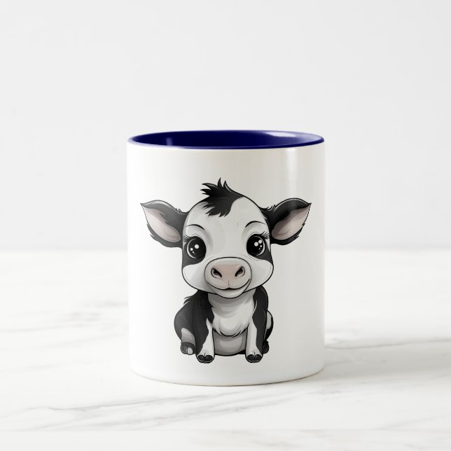 ☕🐄 "Moo-ment of Zen" Cow Mug 🐄☕ (Center)