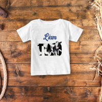 Moo moo cow black and blue cute cow birthday party