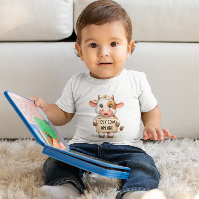 Moo-Moo I'm One! Baby T-Shirt (Creator Uploaded)