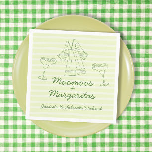 Moo Moos & Margaritas Handwritten Bachelorette Napkin