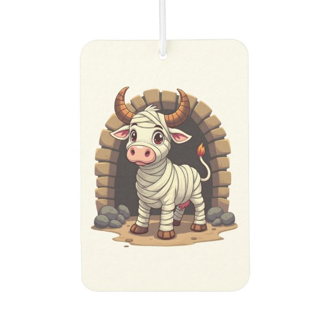 Moo-Mummy Returns Car Air Freshener (Front)