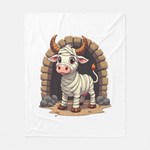 Moo-Mummy Returns Fleece Blanket