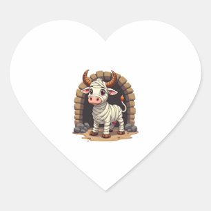 Moo-Mummy Returns Heart Sticker