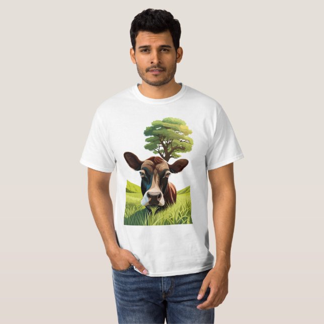 Moo-ning for a Massage T-Shirt (Front Full)