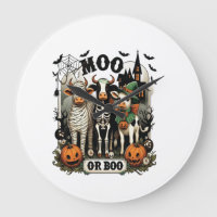 Moo or Boo Halloween Cow