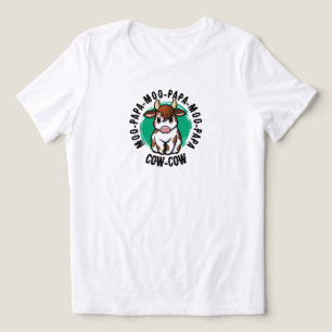Moo Papa Cow Tri-Blend Shirt
