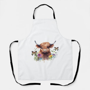 Moo-rry Christmas Classic T-Shirt Apron