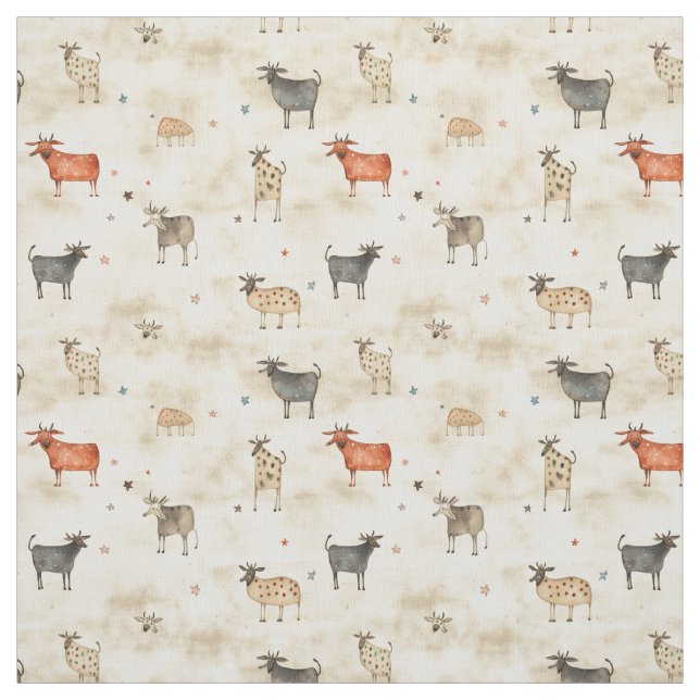Moo-tiful Whimsy: Whimsy Cow Fabric (Swatch)