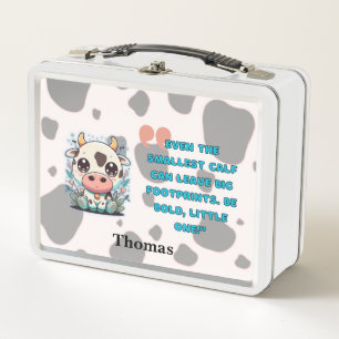 Moo-tivatioalcow  metal lunch box