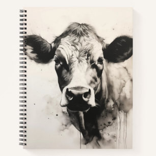 Moo-tivational Cow Spiral Notebook