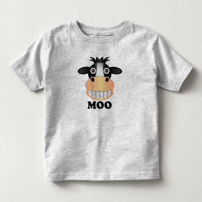 Moo - Toddler Fine Jersey T-Shirt (Front)