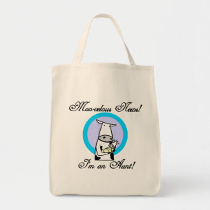 Moo-velous New Aunt Tshirts and Gifts Tote Bag