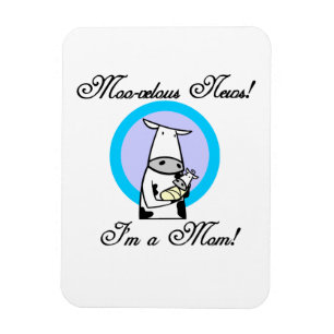 Moo-velous New Mum Gifts Magnet