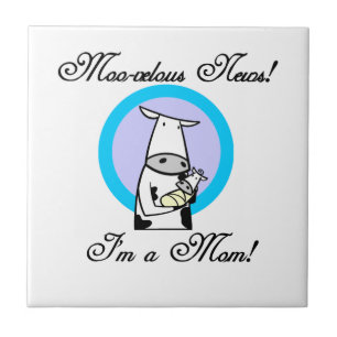Moo-velous New Mum Gifts Tile