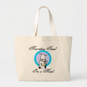 Moo-velous New Mum Tshirts and Gifts Large Tote Bag