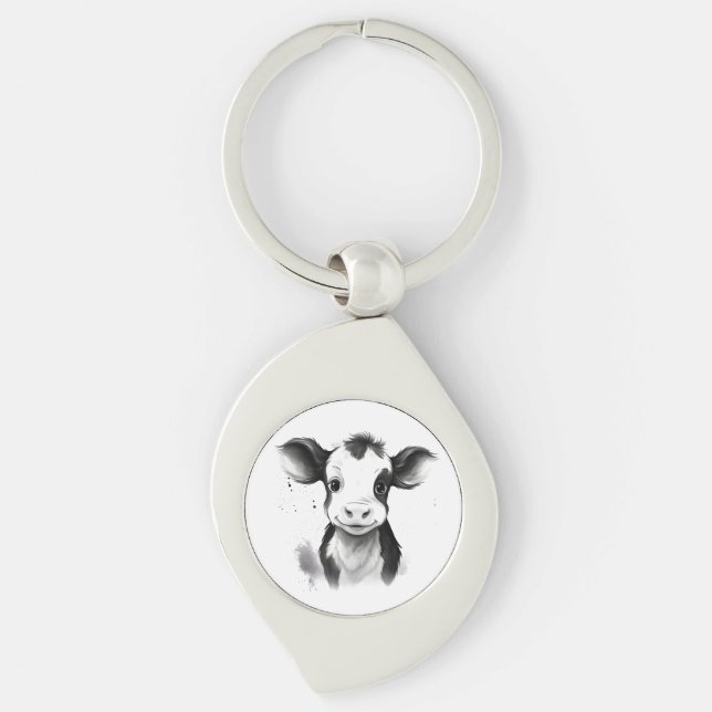 Moo-ving Moments Keychain (Front)