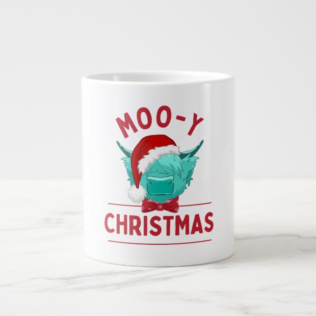 Moo-y Christmas mug (Front)