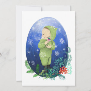 Moochili Winter Greeting Card
