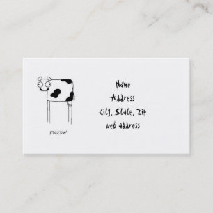 MooCow business card