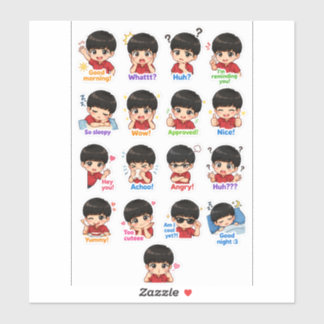 Mood Buddy – Cute Chibi Expression Sticker Pack