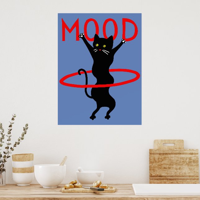 Mood cat | Funny & decorative Poster (Kitchen)