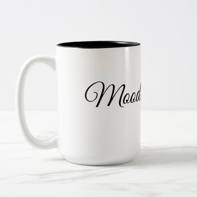 Mood: flickering. Two-Tone coffee mug (Left)