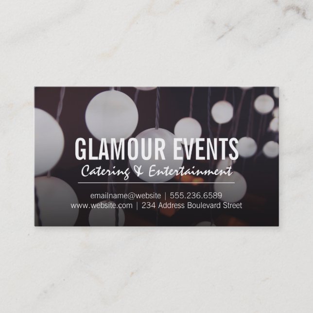 Mood Lighting Business Card (Front)
