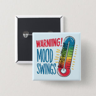 Mood Meter 15 Cm Square Badge