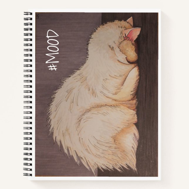 #MOOD spiral notebook (Front)