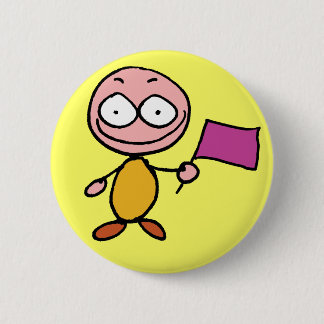 Moodbutton 'happy' - Customised 6 Cm Round Badge