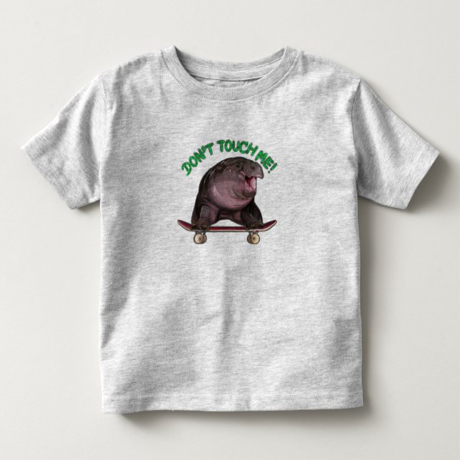 Moodeng hippo  toddler T-Shirt (Front)