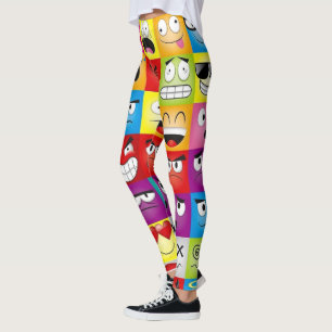 Moods and Emoticons Leggings