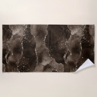 Moody Agate | Coffee Brown Golden Bronze Taupe