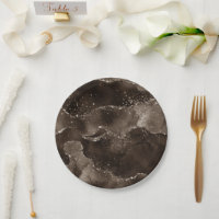 Moody Agate | Coffee Brown Golden Bronze Taupe