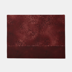 Moody Agate   Henna Blood Red Garnet Jewel Tone Doormat