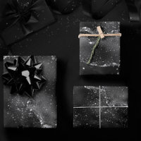 Moody Agate | Onyx Black Silver Vampy Goth Glitter