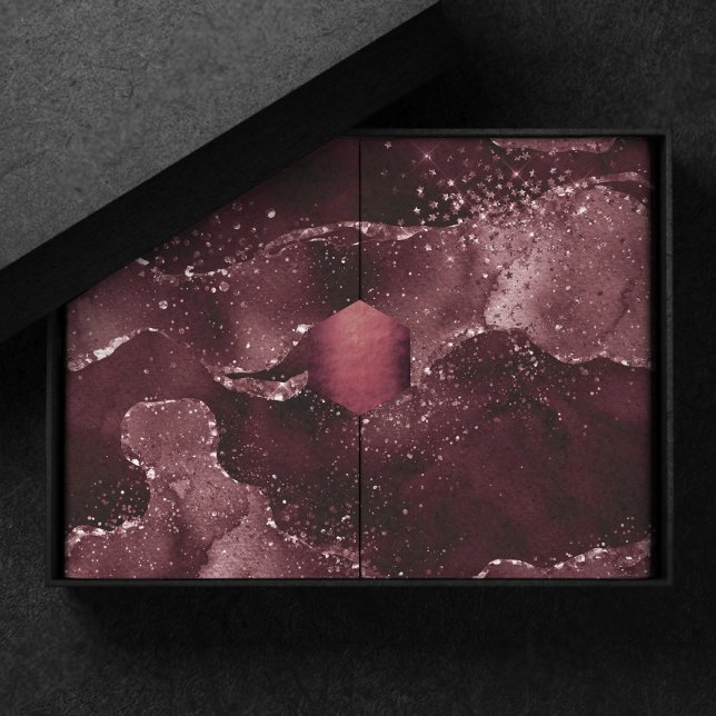 Moody Agate | Wine Bordeaux Sangria Merlot Maroon Tissue Paper (Creator Uploaded)