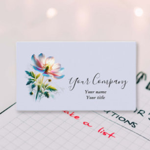 Moody Blooms Business Card