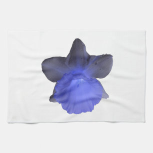 Moody Blue Dripping Daffodil Kitchen Towel