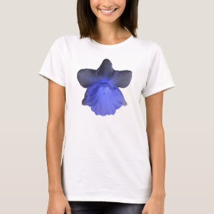 Moody Blue Dripping Daffodil Ladies T Shirt