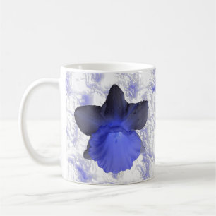 Moody Blue Dripping Daffodil Mug