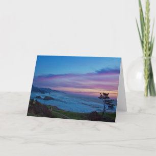Moody Blues - Ecola State Park sunset Card