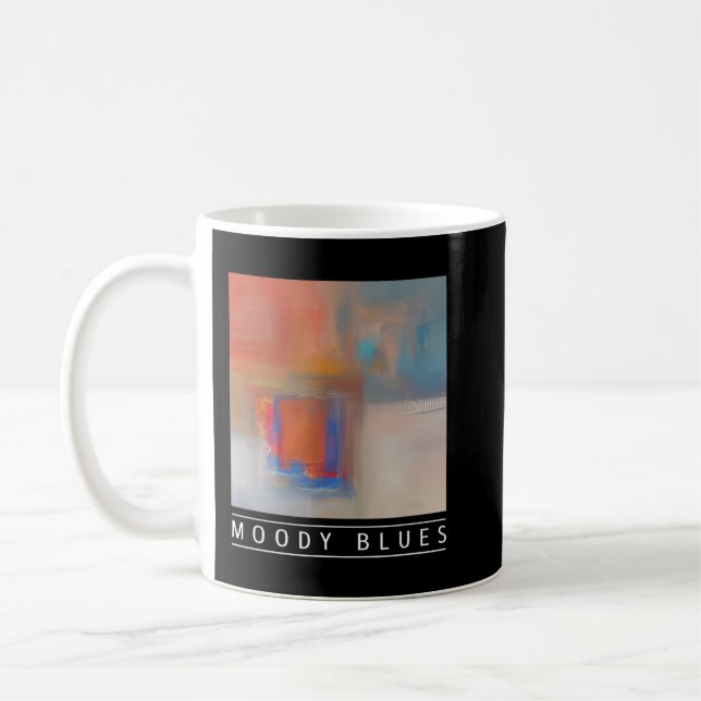 Moody Blues (W) Abstract Art.png Coffee Mug (Left)