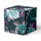 Moody Boho | Deep Teal and Purple Floral Pattern
