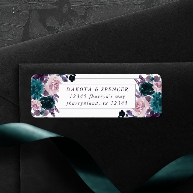 Moody Boho | Eggplant Purple Mauve Wedding Address (Creator Uploaded)