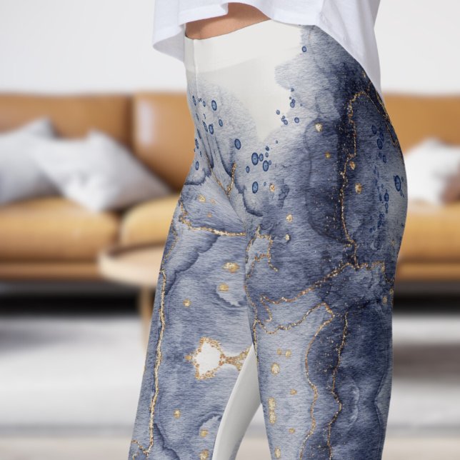 Moody Brimstone Print Leggings (Brimstone)
